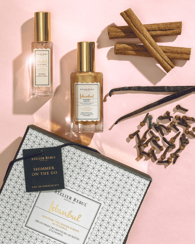 Atelierrebul - ISTANBUL SHIMMER ON THE GO EAU DE PARFUM KIT|Istanbul Signature Collection - Alissar Flowers Amman