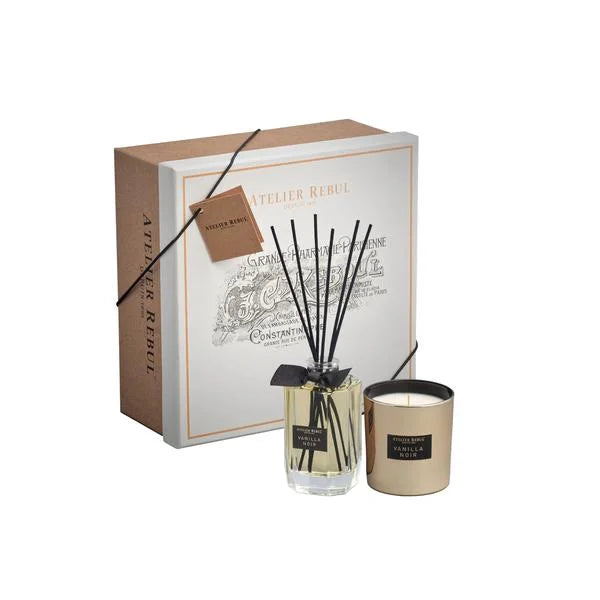 مجموعة هدايا عطر المنزل فانيلا نوار
