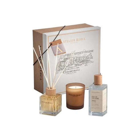 Atelierrebul - Amber Charming Home Fragrance Gift Set|Fragrance - Alissar Flowers Amman