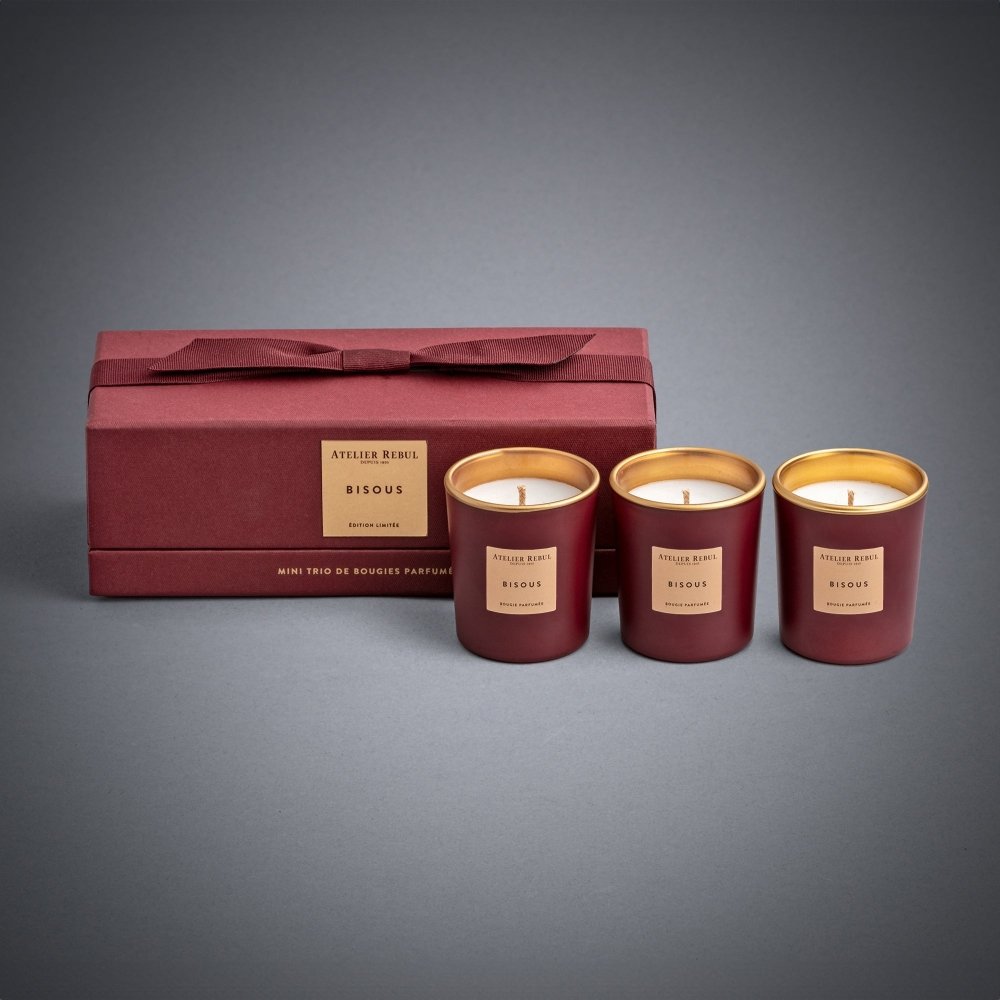 Atelierrebul - Mini Scented Candle Trio Collection - Limited Edition 3x65g|Fragrance - Alissar Flowers Amman