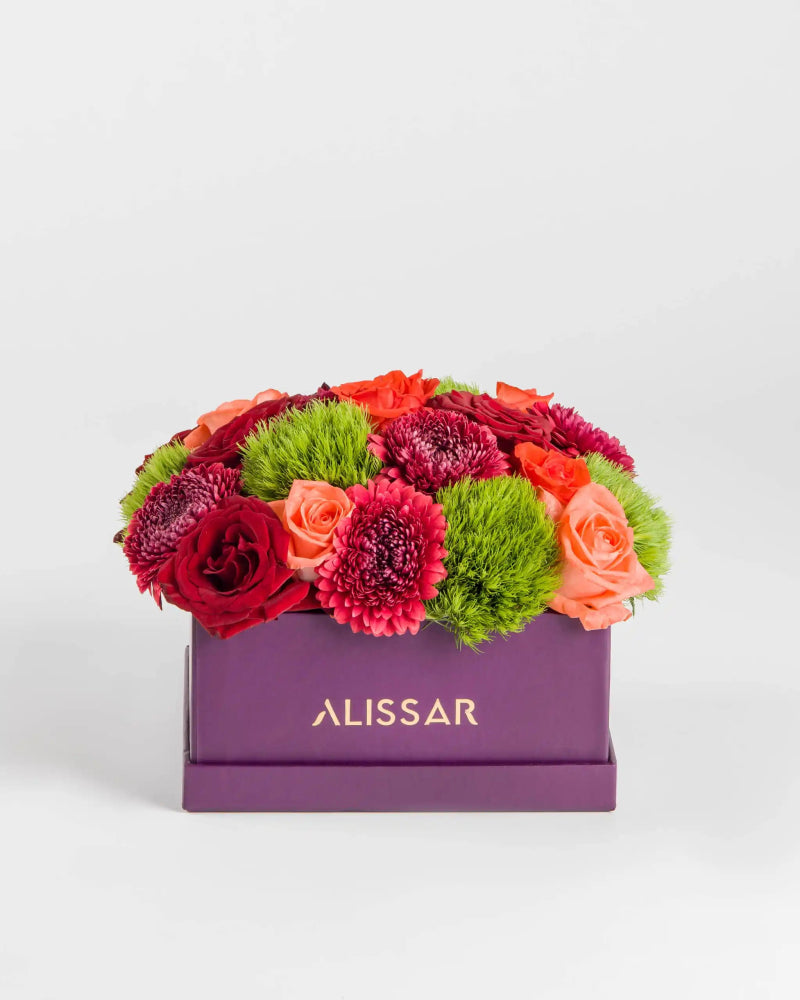 Blissfully Yours|Cardboard Box - Alissar Flowers Amman