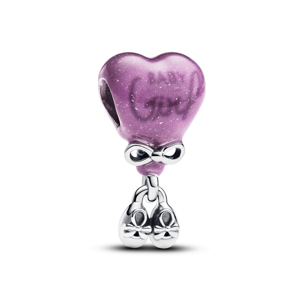 Colour - changing Gender Reveal Girl Charm|Charms & Pendants - Alissar Flowers Amman