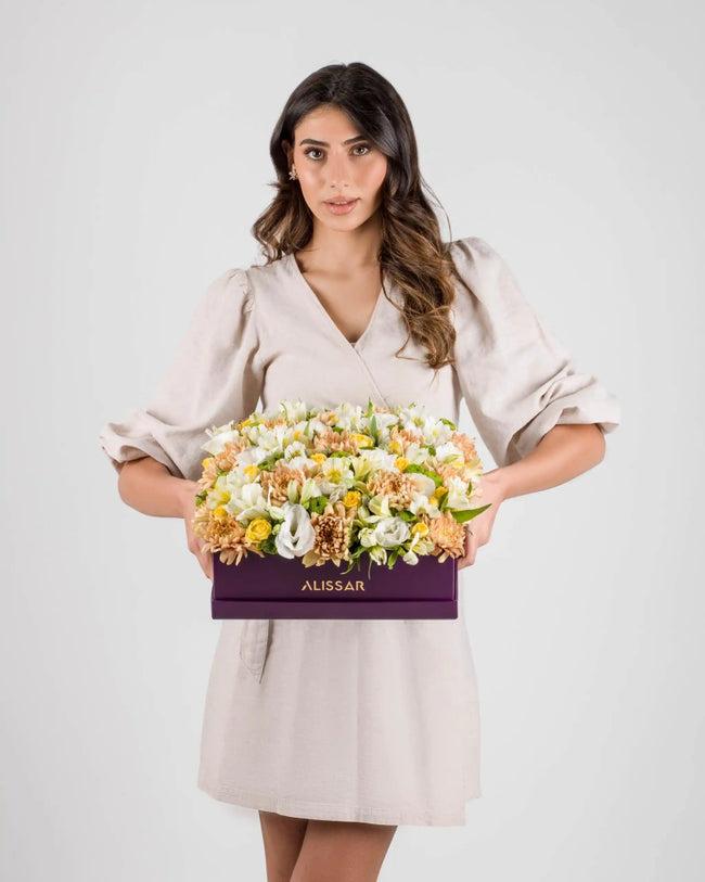 Eternally Yours|Cardboard Box - Alissar Flowers Amman