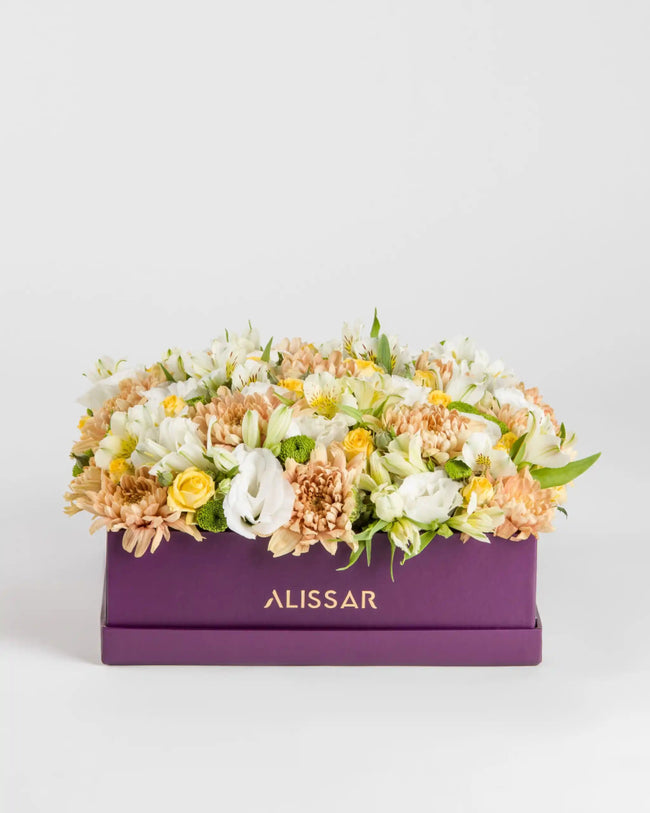 Eternally Yours|Cardboard Box - Alissar Flowers Amman