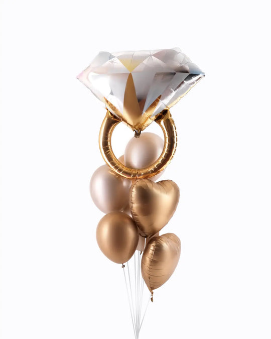 Gem in Gold|Balloon - Alissar Flowers Amman