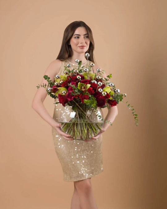 Glistening Glitz|Flowers in a Vase - Alissar Flowers Amman