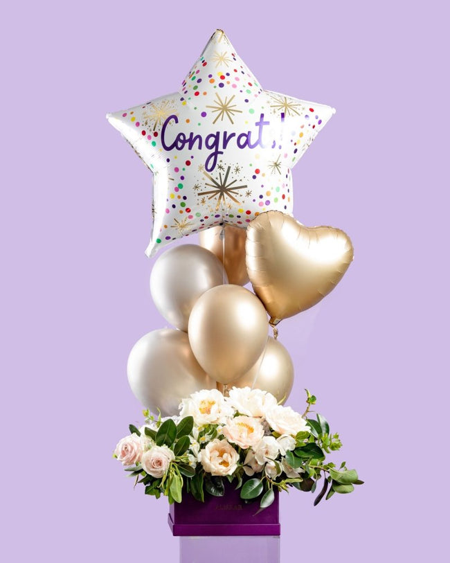 Golden Glow|Graduation Bundle - Alissar Flowers Amman