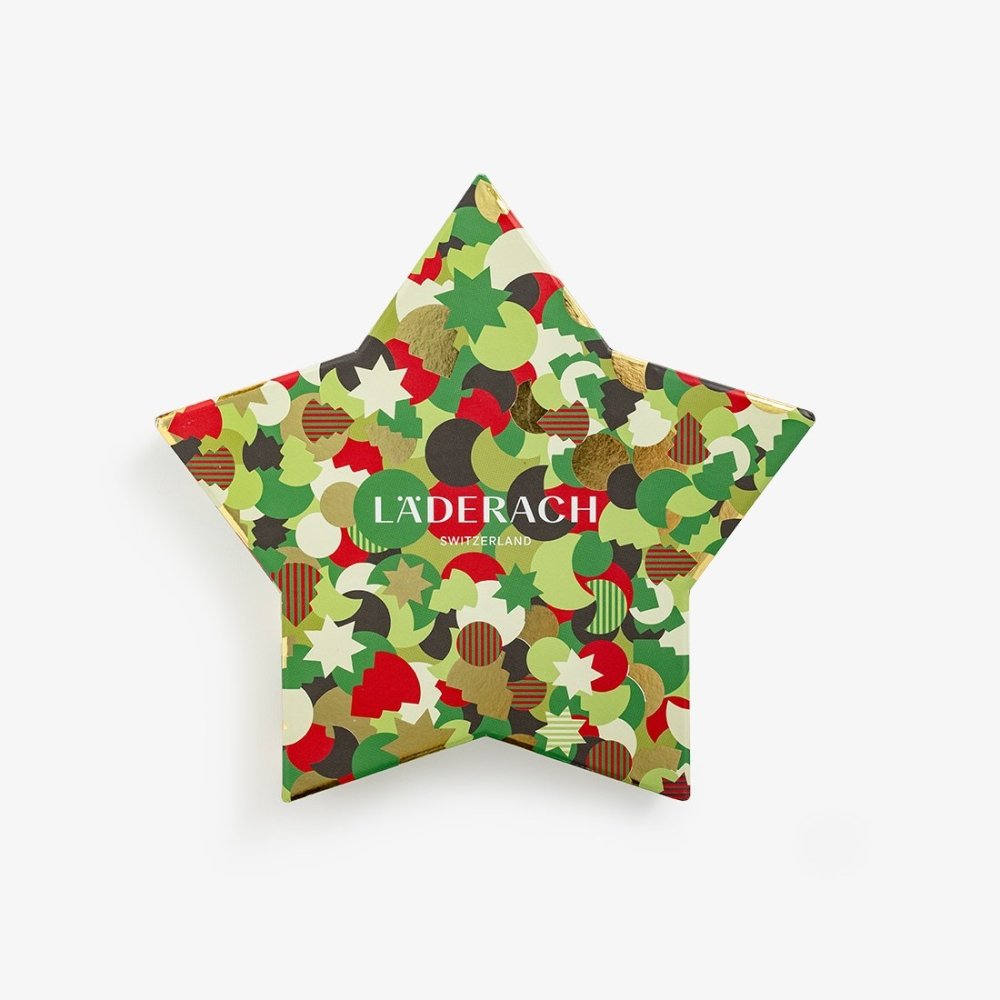 Läderach - Praline Christmas Star Assorted, 18pcs|Chocolate - Alissar Flowers Amman