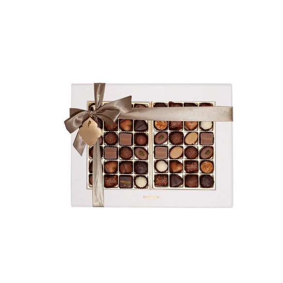 Läderach - Pralines White Box - 96 pcs|Chocolate - Alissar Flowers Amman