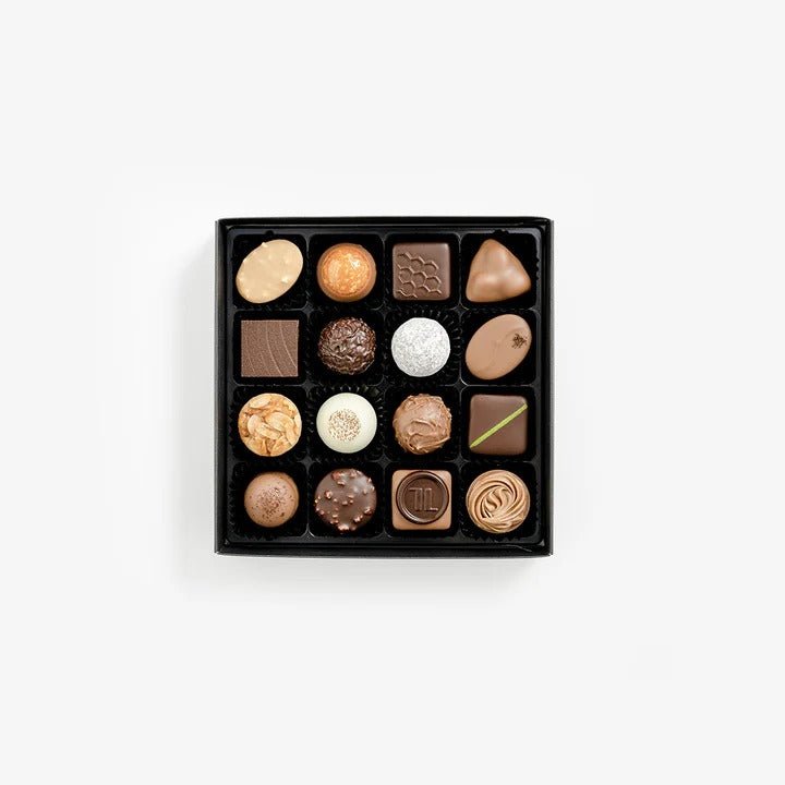 Läderach - 16 Assorted Praline Chocolates type | Alissar Flowers