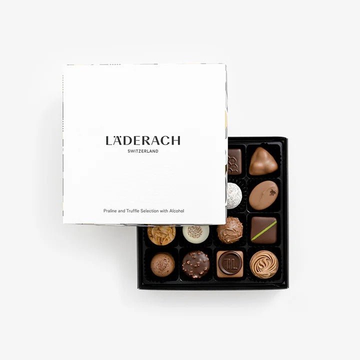 Läderach - 16 Assorted Praline Chocolates type | Alissar Flowers