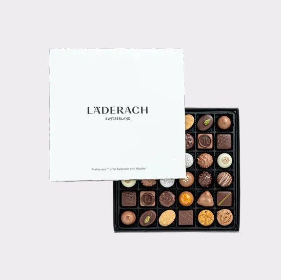 Läderach - Praline Box - 36 pcs type | Alissar Flowers