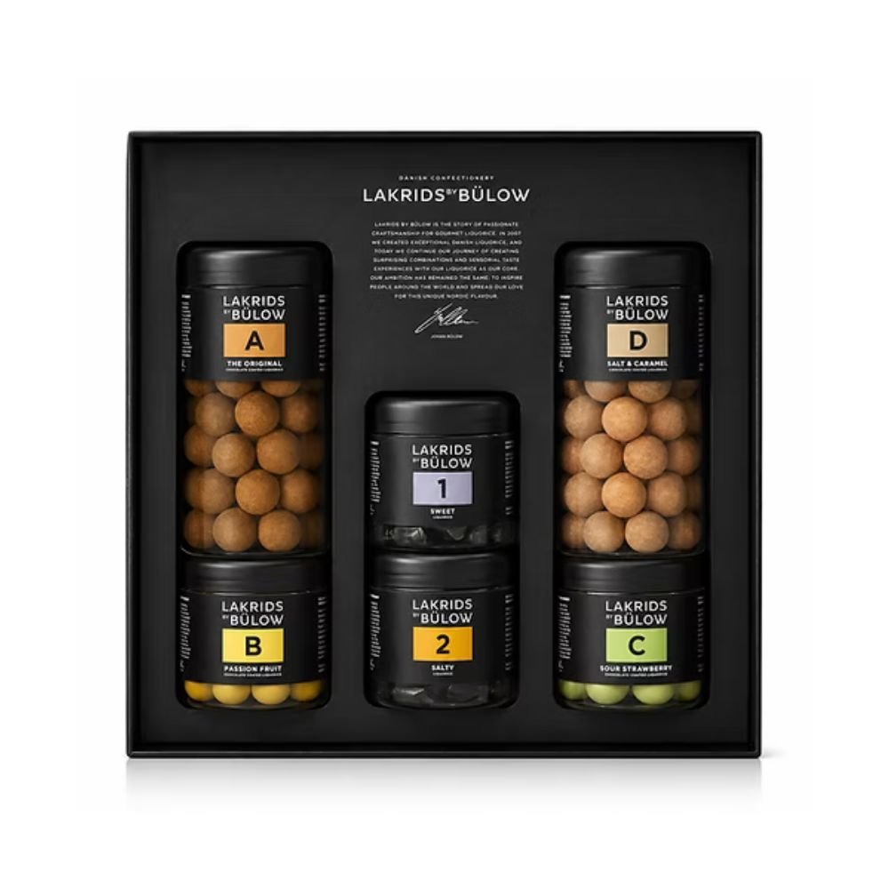 Lakrids By Bülow - Black Gift Box Large- 1.12kg type | Alissar Flowers
