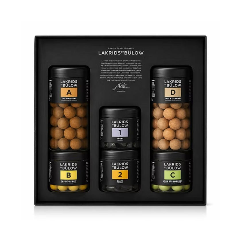Lakrids By Bülow - Black Gift Box Large- 1.12kg type | Alissar Flowers