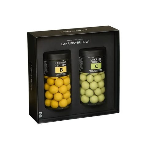 LAKRIDS BY BÜLOW - Gift box (B - PASSION FRUIT, C - SOUR STRAWBERRY) 295gm each type | Alissar Flowers