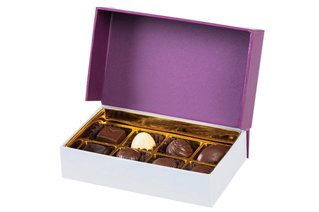 Lilac - Bonbon Chocolate Box - 8 pieces type | Alissar Flowers