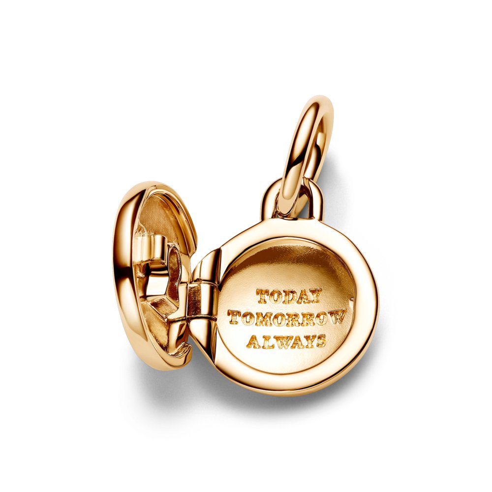 Openable & Engravable Love Locket Dangle Charm|Charms & Pendants - Alissar Flowers Amman