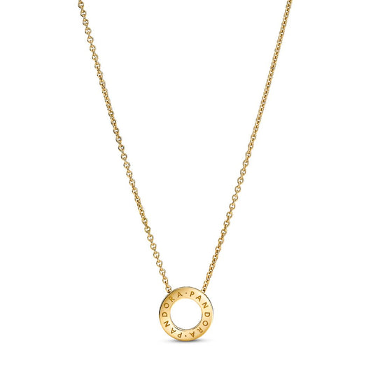 Pandora Logo Pavé Circle Collier Necklace|Necklaces - Alissar Flowers Amman