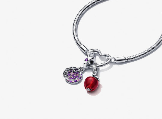 Pandora Moments Heart Closure Snake Chain Bracelet|Bracelets - Alissar Flowers Amman