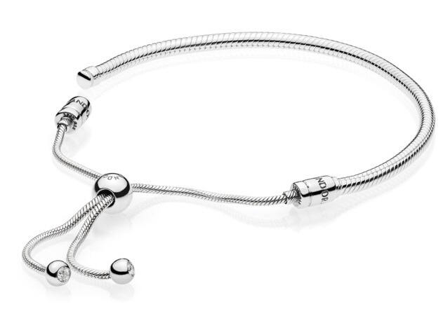 Pandora Moments Snake Chain Slider Bracelet|Bracelets - Alissar Flowers Amman