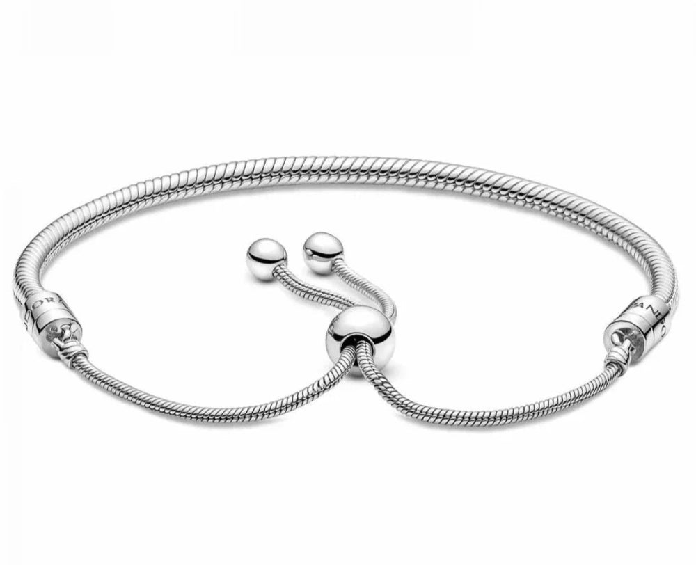 Pandora Moments Snake Chain Slider Bracelet|Bracelets - Alissar Flowers Amman