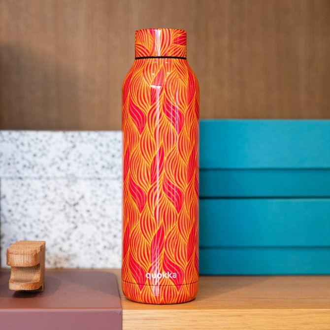 Quokka Thermal SS Bottle Solid Orange Bloom 630 Ml|Bottle stanlic steel - Alissar Flowers Amman