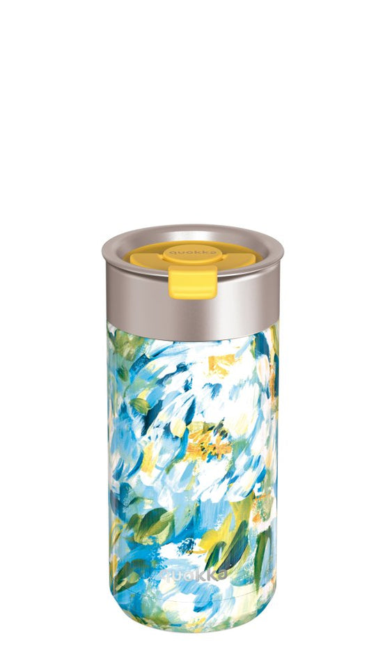 Quokka Thermal SS Coffee Tumbler Boost Blue Peonies 400 Ml|Coffee Tumbler - Alissar Flowers Amman