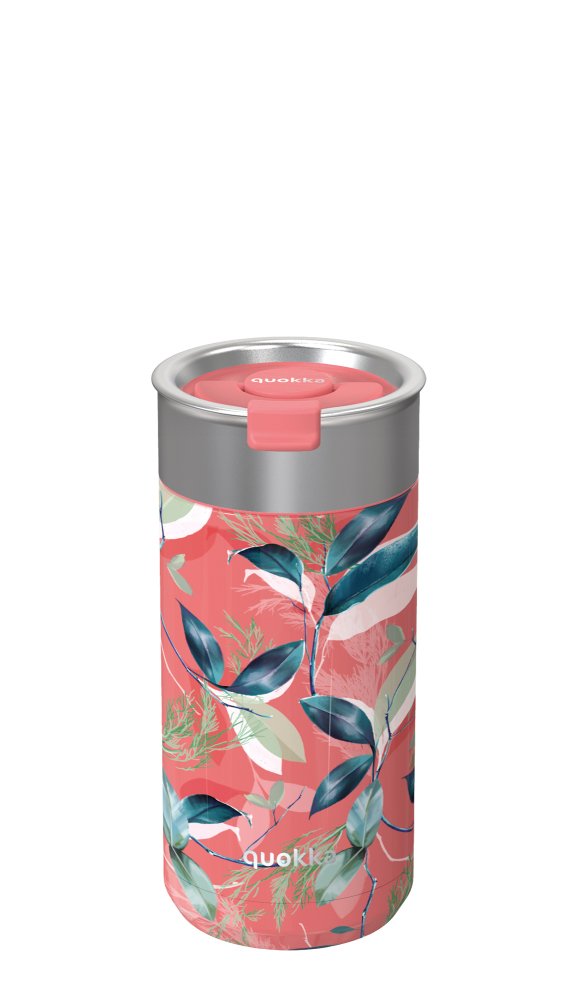 Quokka Thermal StainleSS Steel Coffee/tea Tumbler With Infuser Exotic Pink 400 Ml|Coffee Tumbler - Alissar Flowers Amman