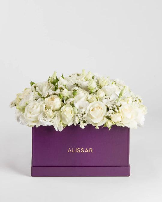 Serenely Yours|Cardboard Box - Alissar Flowers Amman