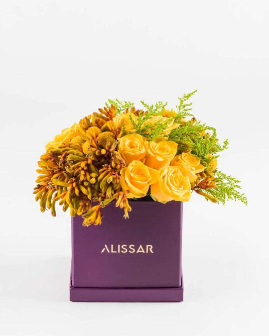 Splendidly Yours|Cardboard Box - Alissar Flowers Amman