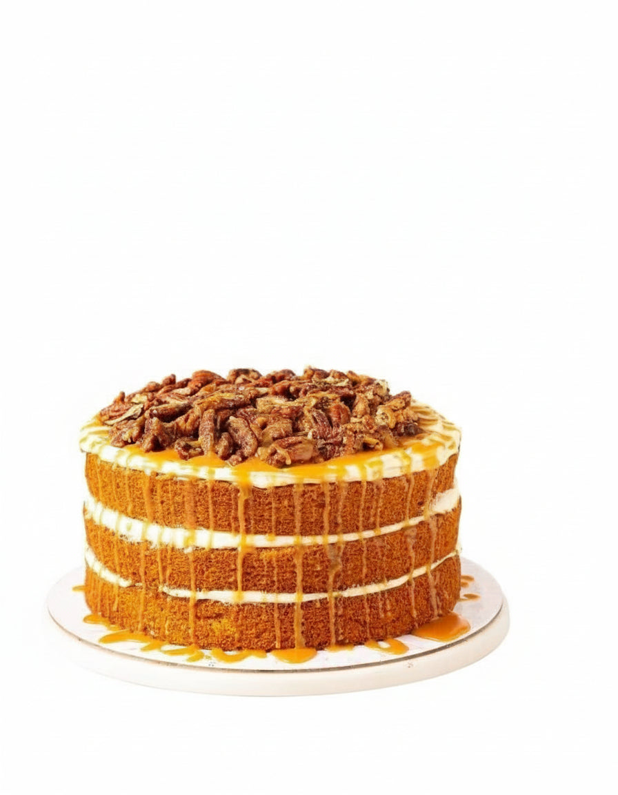 Sugar Daddy's Pumpkin Pecan Salted Caramel|Cake - Alissar Flowers Amman