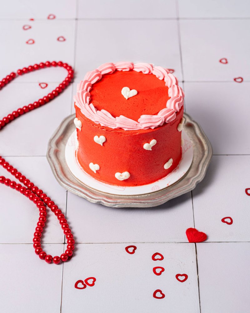 Sugar Daddy's - Valentine’s Day Red Design Minimalist|Cake - Alissar Flowers Amman