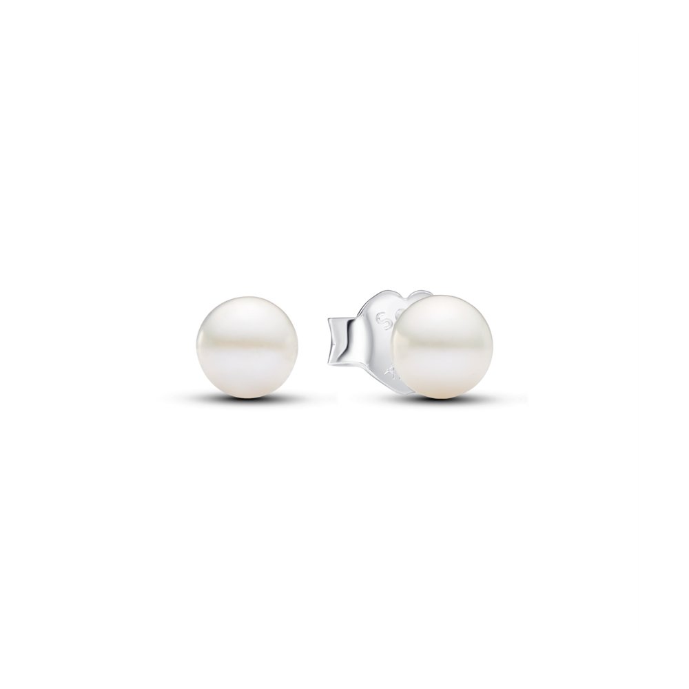 Treated Freshwater Cultured Pearl 4.5mm Stud Earrings|Earrings - Alissar Flowers Amman