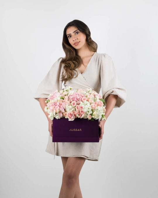 Dreamily Yours|Cardboard Box - Alissar Flowers Amman